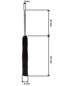 Destornillador plano 2mm